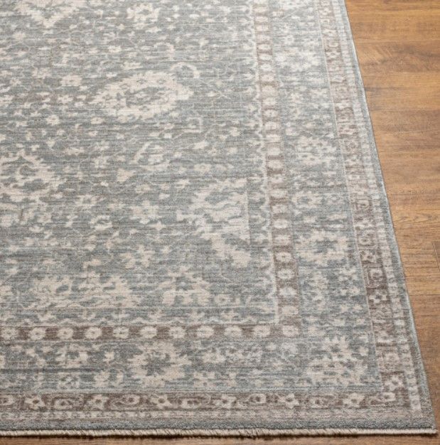 Surya Carlisle Ivory/Light Gray 4'x6' Area Rug-2