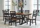 Signature Design by Ashley® Wildenauer 7-Piece Brown/Black Dining Table Set-3