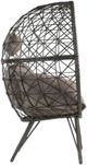 ACME Furniture Aeven Black/Light Gray Metal/Wicker Outdoor Patio Lounge Chair-4