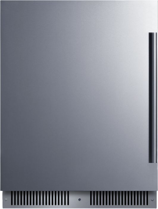 Summit® 24" 3.1 Cu. Ft. Stainless Steel Built-In or Freestanding Under The Counter Refrigerator-0