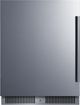 Summit® 24" 3.1 Cu. Ft. Stainless Steel Built-In or Freestanding Under The Counter Refrigerator-0