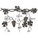 A & B Home Gunmetal Hanging Wine Rack-0