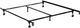 Furniture of America® Framos Black Queen/King Adjustable Bed Frame-0