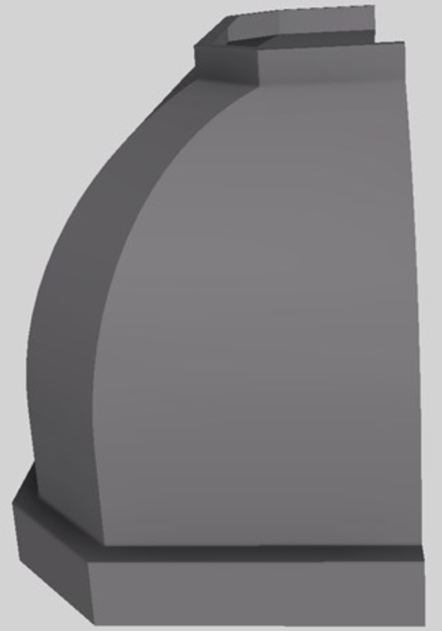 Vent-A-Hood® Designer Series 48" Gunsmoke Wall Mounted Range Hood-1