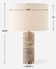 Uttermost® Cortado Brass Travertine Table Lamp-2