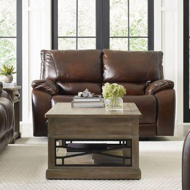 Parker House® Vail Burnt Sienna Power Reclining Loveseat-2