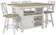 Liberty Furniture Lindsey Farm 5-Piece Sandstone/Weathered White Gathering Table Set-0