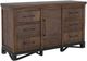 International Furniture Direct Walnut Reddish Brown Dresser-0