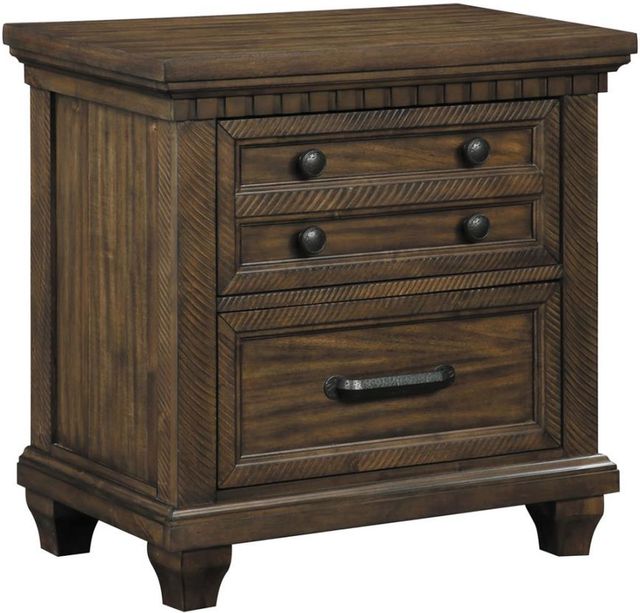 Coaster® Bennington 4-Piece Acacia Brown Bedroom Set-3