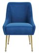 Zuo® Modern Maxine Gold/Navy Blue Dining Side Chair-2