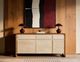 International Furniture Direct Evoke Brown/Ivory Console-1