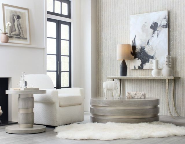 Hooker® Furniture Melange Sabre Silver Console Table-1