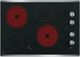 GE® 30" Stainless Steel on Black Electric Cooktop-3