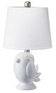 A & B Home White Ceramic Table Lamp-2
