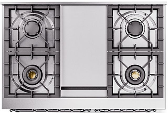 Ilve® Nostalgie II Series 40" Midnight Blue Pro Style Dual Fuel Range-2