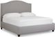 Bassett® Furniture Vienna Zinc Queen Upholstered Headboard-2