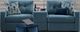 Drew & Jonathan Home ModularOne New Horizon 3-Piece Teal Modular Sectional with Media Charging Console-0