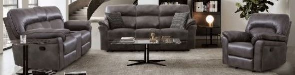 Furniture of America® Josias Dark Gray Manual Sofa-1