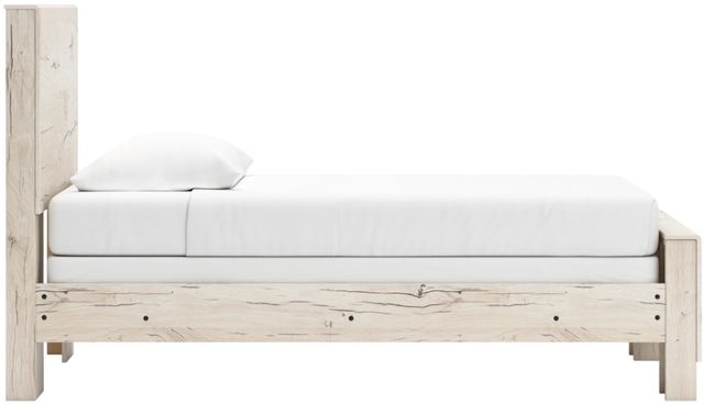 Benchcraft® Lawroy Light Natural Twin Panel Bed-2