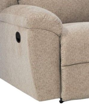 La-Z-Boy® Joel Sand Manual Reclining Loveseat with Console-1