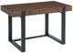 Elements International Moly Cherry Desk with Black Base-0