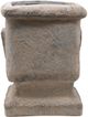 A & B Home Gray Vintage Stone Tribe Plant Pot-5