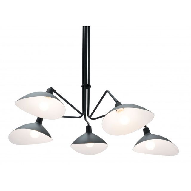 Zuo® Modern Desden Black Ceiling Lamp-1