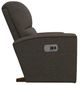 La-Z-Boy® Cade Smoke Power Rocking Recliner with Headrest-3