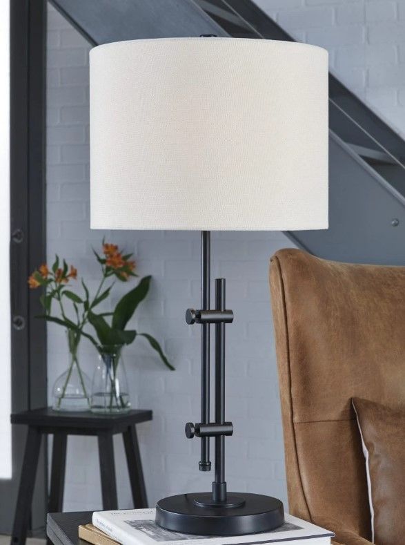 Signature Design by Ashley® Baronvale Black Metal Table Lamp-2