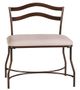 HH2 Home Windsor Beige/Bronze Vanity Bench-0