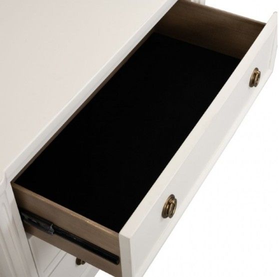 Furniture of America® Altamira White Oversized Nightstand-3