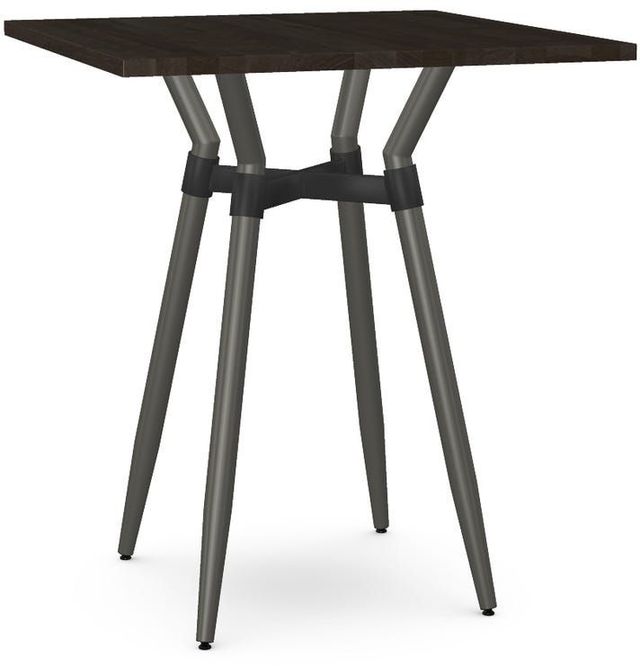Amisco Customizable Link Solid Birch 42" Square Bar Table-0