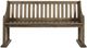 Elements International Stone Grey Pew Bench-1
