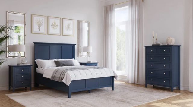 Modus Furniture Grace Blueberry Twin Panel Bed-1
