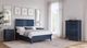 Modus Furniture Grace Blueberry Twin Panel Bed-1