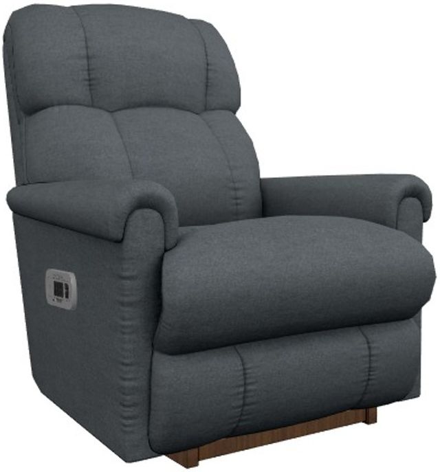 La-Z-Boy® Pinnacle Denim Power Wall Recliner with Headrest and Lumbar-0