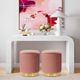 TOV Furniture Zoe Blush Velvet Storage Ottoman-4