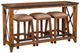 Horizon Home® Urban Rustic 4-Piece Brown Dining Set-0