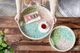 A & B Home Multi-Colored Capiz Floral Design Round Tray-5
