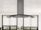 Zephyr Core Collection Ravenna 36" Black Stainless Steel With Smoke-Gray Glass Island Range Hood-3
