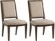 Riverside Furniture Monterey 2-Piece Beige/Mink Upholstered Side Chair Set-0