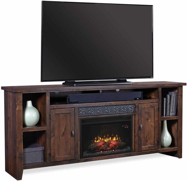 Aspenhome® Alder Grove Tobacco 84" Fireplace Console-0