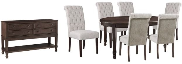 Signature Design by Ashley® Adinton 8-Piece Reddish Brown Dining Set-0