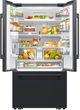 Samsung Bespoke AI 36'' 29.5 Cu. Ft. Fingerprint Resistant Matte Black Stainless Steel Freestanding French Door Refrigerator-2