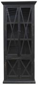 Cottage Creek Furniture Baillie Black/Distressed Brown Tint Showcase-1