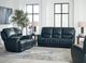 Bassett® Furniture Club Level Burlington Navy Power Reclining Loveseat-2