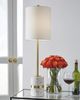 Signature Design by Ashley® Maywick White/Brass Desk Lamp-3