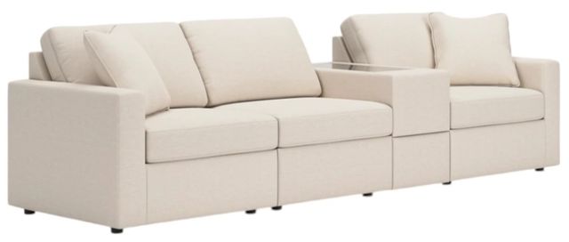Signature Design by Ashley® Modmax 4-Piece Oyster Small Spaced Sectional with Storage Console-0