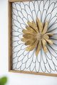 A & B Home Ashlyn Gold/White Bloom Wall Decor-3