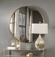 Uttermost® Junius Antique Gold Leaf Round Mirror-2